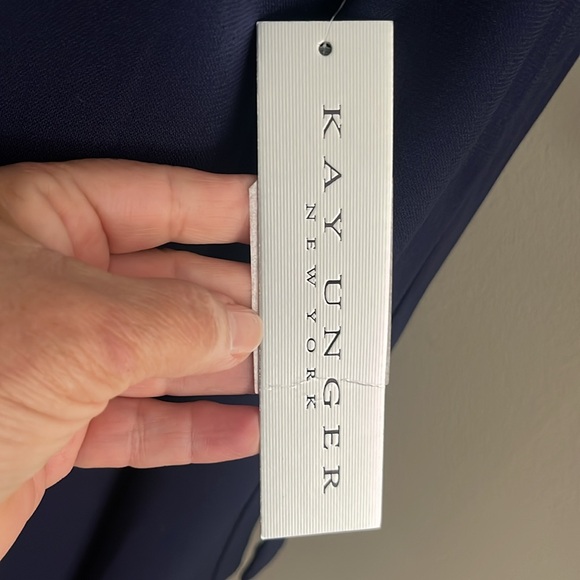 KAY UNGER Jenna Stretch Crepe Jumpsuit w/ Grommet - Picture 10 of 12